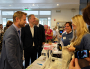 Helseminister Bent Høie besøker Aker sykehus 30. september 2014
