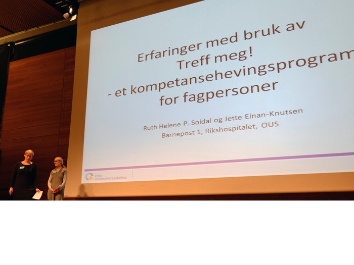 Konferanse om unges helse, Oslo universitetssykehus Treff meg!