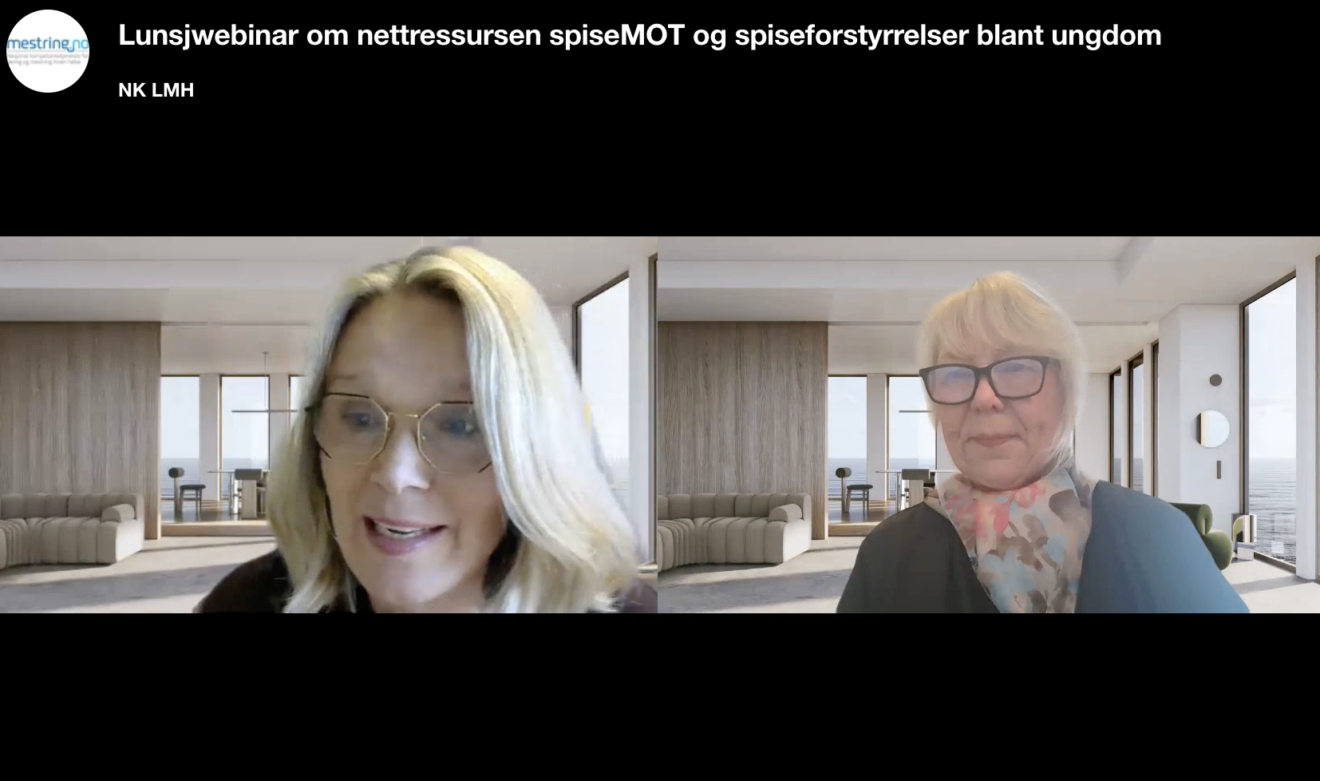 Se opptak av lunsjwebinar om spiseMOT
